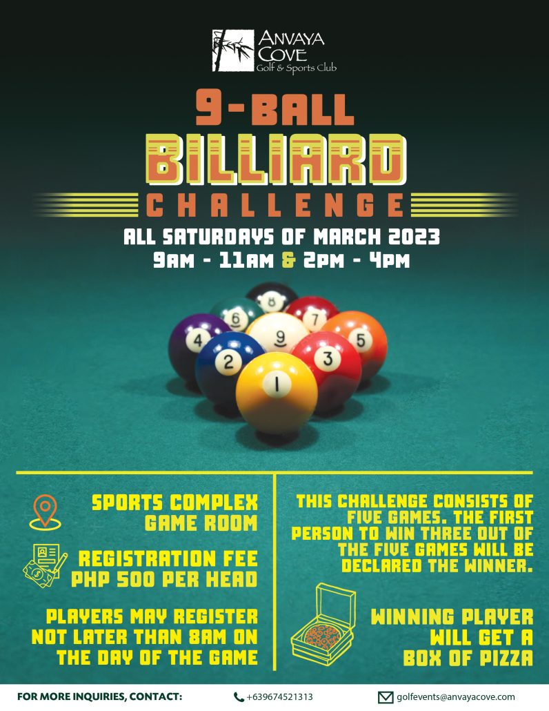 Games Room: Billiards 9-Ball Tournament